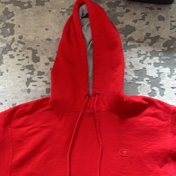 Red Champion Pullover Hoodie - Picture 2 of 5
